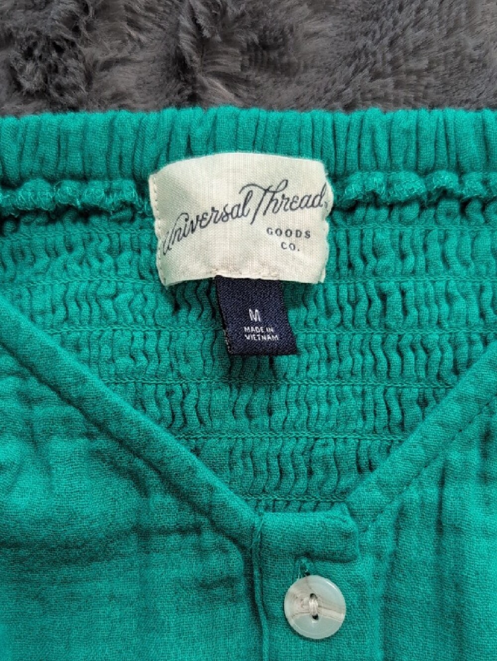 Universal Thread Green Tiered Button-Front Maxi Dress - Picture 3 of 6